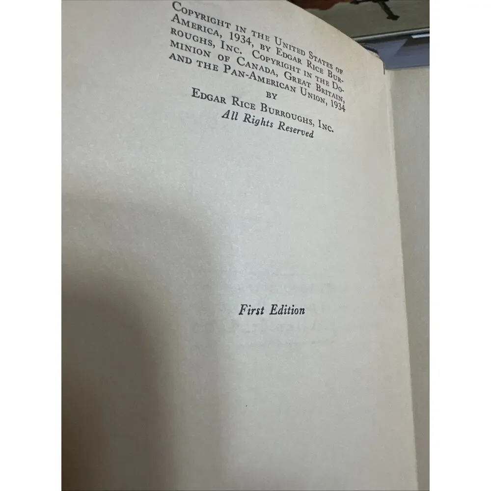 Pirates Of Venus Edgar Rice Burroughs First‎ Edition 1934